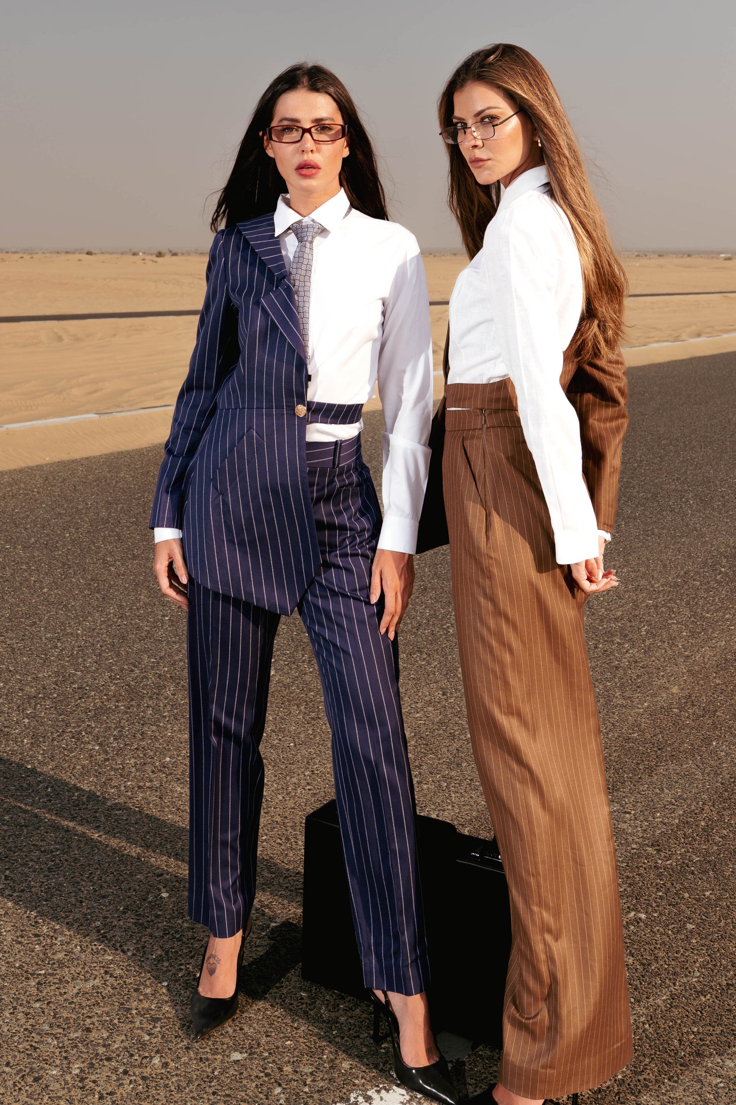 Blue Tailored trousers