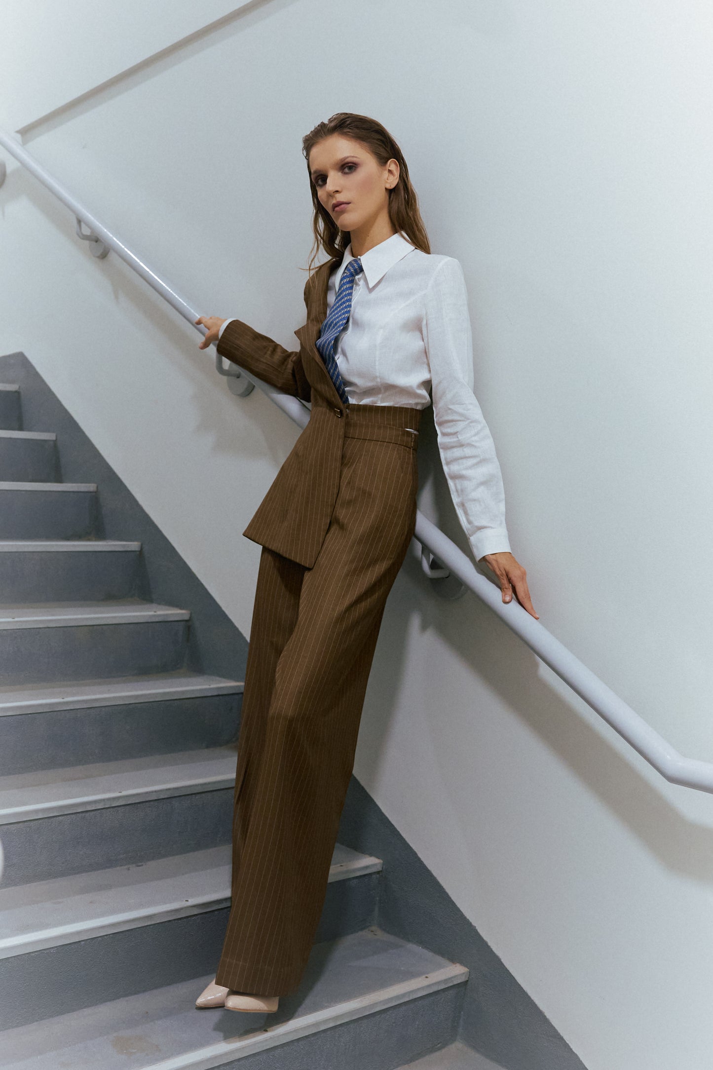 Brown Tailored Trousers