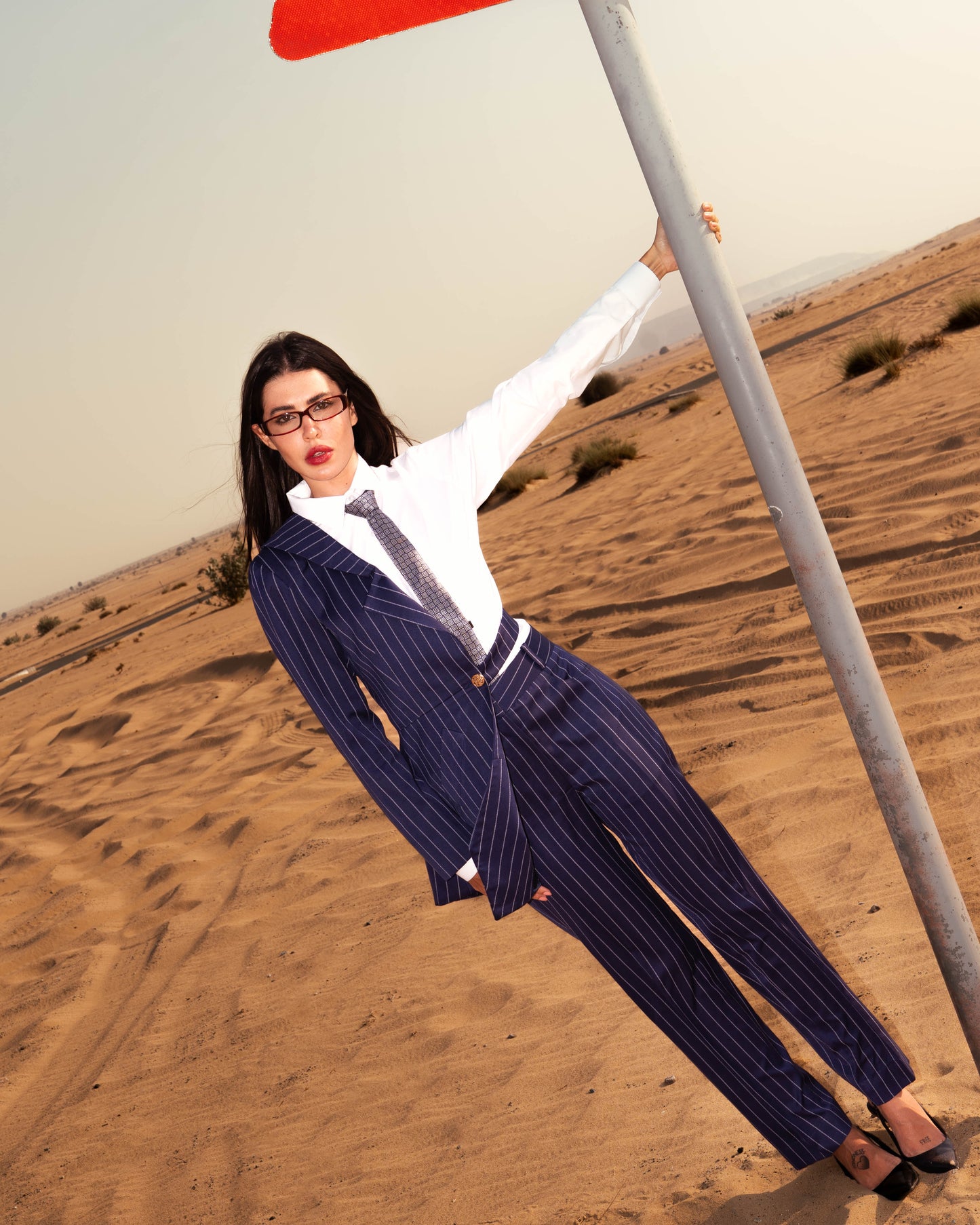 Blue Tailored trousers