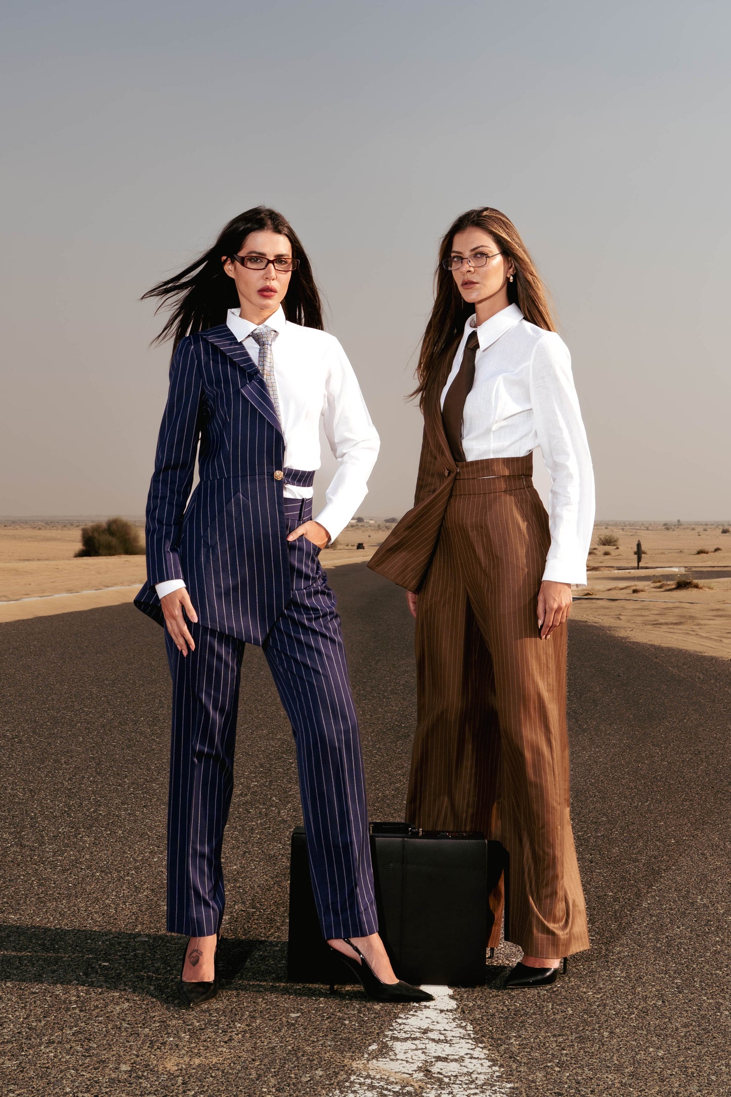 Blue Tailored trousers