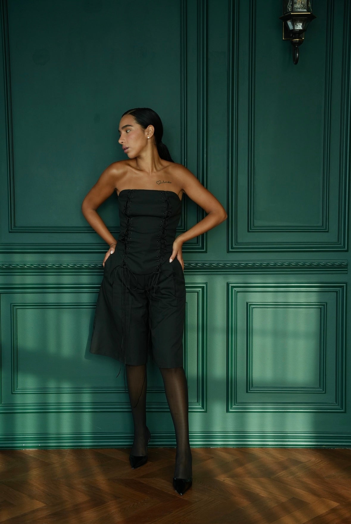 Black Bermuda Shorts