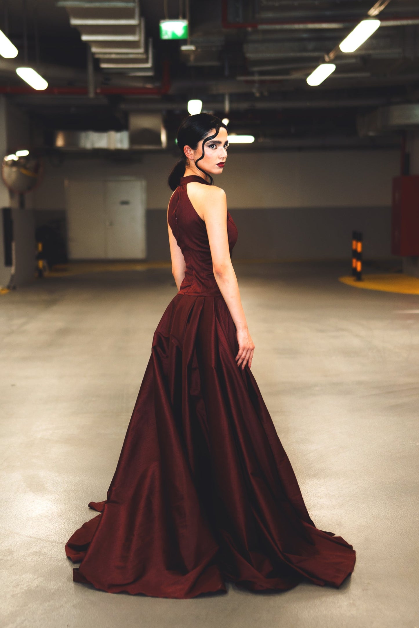 The Halter Train Dress