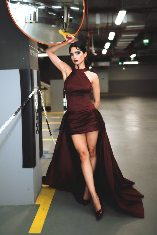 The Halter Train Dress